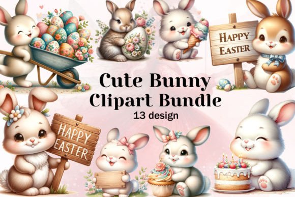 Download Easter Clipart, Easter Bunnies Clip Art - Easter bunnies clip art Collection