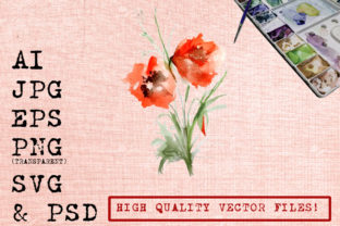 Download Red Poppies Watercolor - Red poppies Collection