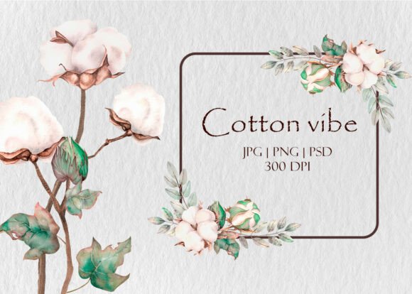 Download Soft Cotton Floral Watercolor Bundle - Floral watercolor bundle Collection